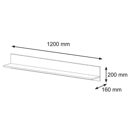 Aura Floating Shelf 120cm