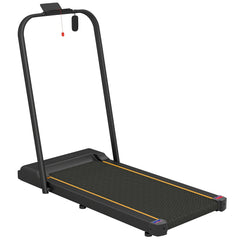 SPORTNOW 2.5HP Walking Pad, 1-6km/h Folding Treadmill with Remote Control and LED Display for Home Gym Office, Orange