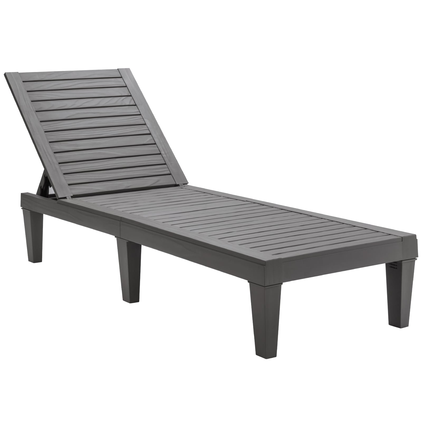 Adjustable Recliner Lounger Beach-Grey