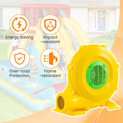 Air Blower 750W Air Pump Fan with Convenient Handle and Ground Stakes