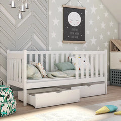 Wooden Single Bed Alicia With Storage