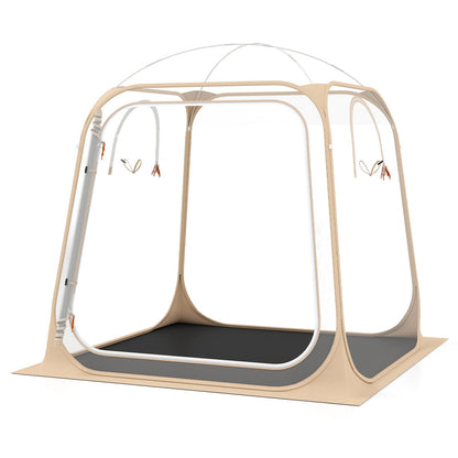 All Weather Pod Sports Tent for 2-4 People 215 x 215  cm Easy Setup Clear Bubble Tent