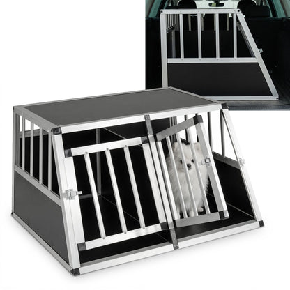Aluminum Dog Transport Box with Lockable Door