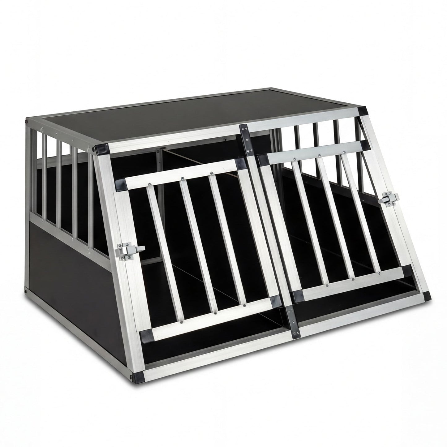 Aluminum Dog Transport Box with Lockable Door