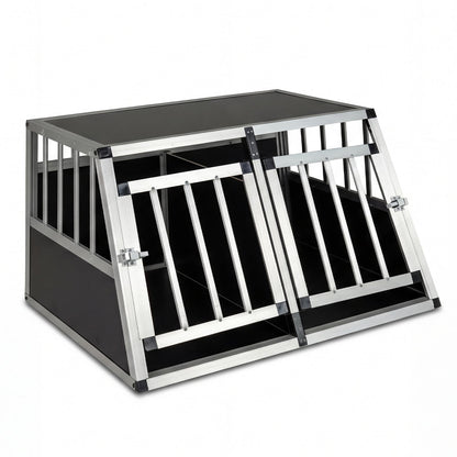 Aluminum Dog Transport Box with Lockable Door