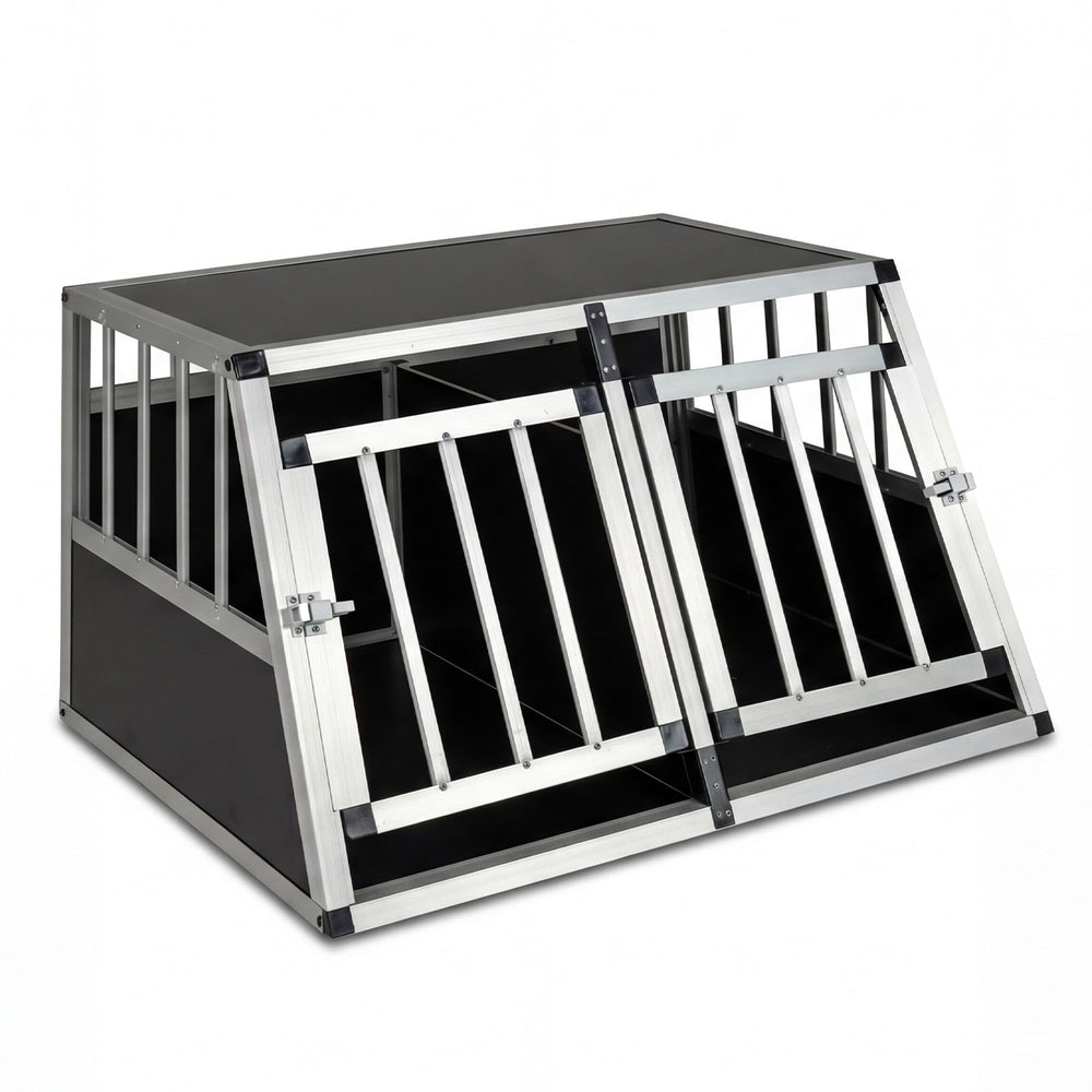 Aluminum Dog Transport Box with Lockable Door
