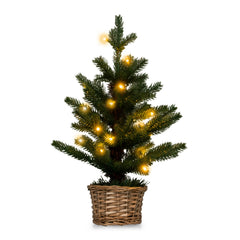 Pre-lit Artificial Mini Christmas Tree with 96 Branch Tips