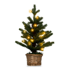 Pre-lit Artificial Mini Christmas Tree with 96 Branch Tips