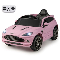 Aston Matin Licensed Kids Ride on Vehicle with Horn Music and LED Lights-Pink