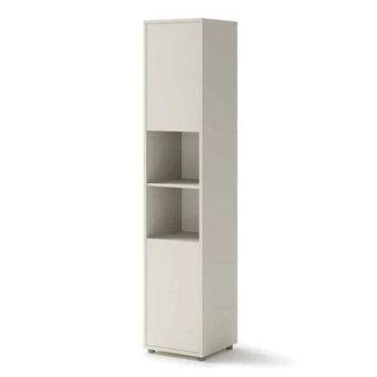 BC-01 Vertical Wall Bed Concept 140cm With Storage Cabinets and LED