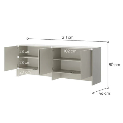 BC-10 Over Bed Unit for Horizontal Wall Bed Concept 120cm
