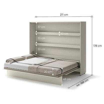 BC-14 Horizontal Wall Bed Concept 160cm