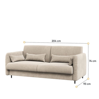 BC-35 Upholstered Sofa For BC-13 Vertical Wall Bed Concept 180cm