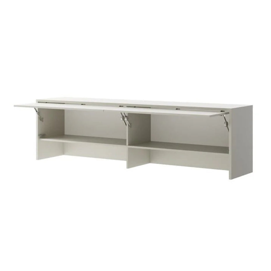 White office desk on a white background