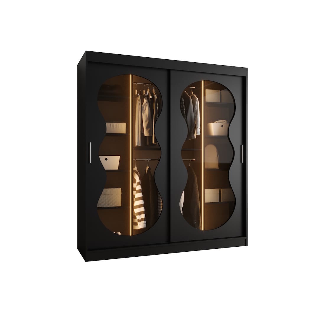 Bahrain III Sliding Door Wardrobe 180cm