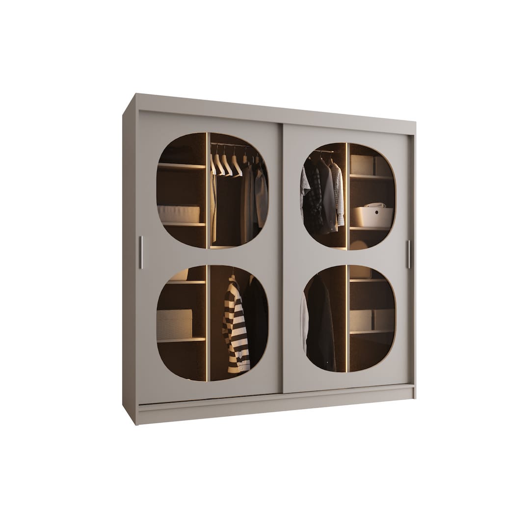 Bahrain II Sliding Door Wardrobe 200cm