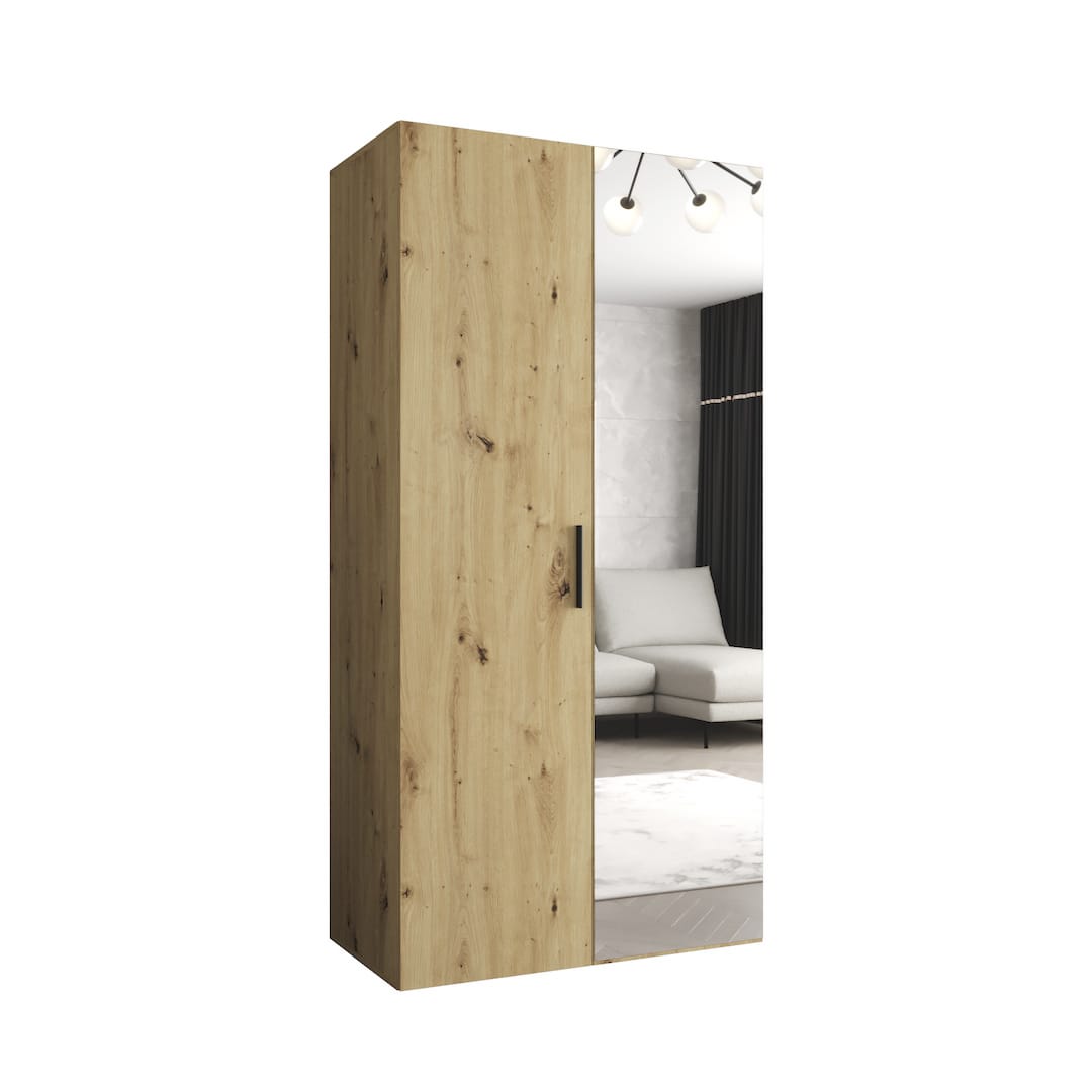 Bari II Hinged Door Wardrobe 100cm