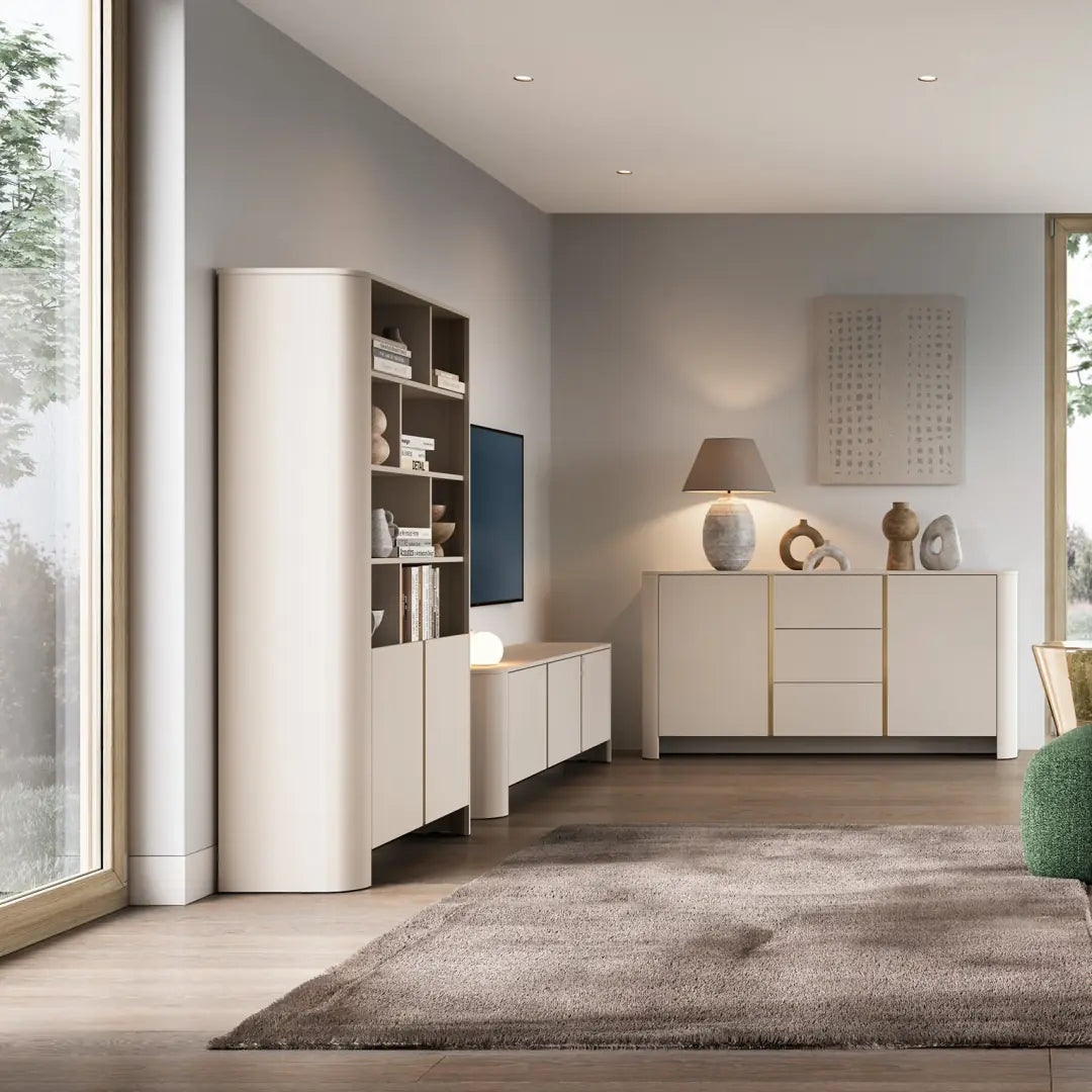 Bari Tall Bookcase 103cm