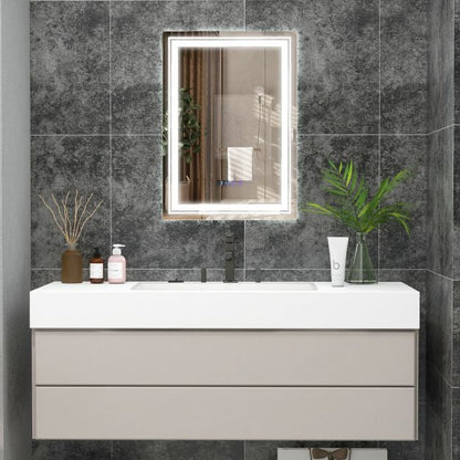 Anti-Fog Bathroom Led Vanity Mirror with 3 Colors 3000-6500K
