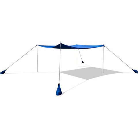 Beach Canopy Shields 300 x 300 cm Beach Tent Sun Shelter Fit 6-8 People-Blue