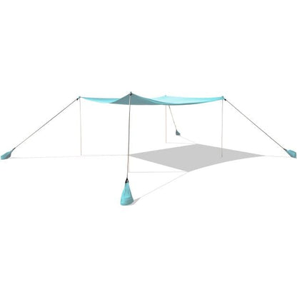 Beach Canopy Shields 300 x 300 cm Beach Tent Sun Shelter Fit 6-8 People-Green