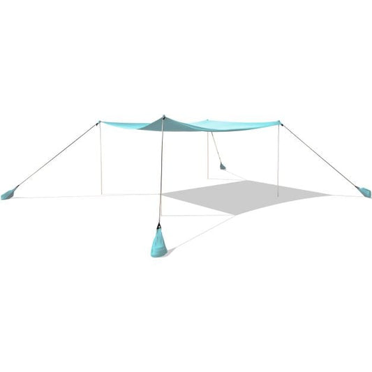 Beach Canopy Shields 300 x 300 cm Beach Tent Sun Shelter Fit 6-8 People-Green
