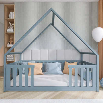 Wooden Single House Bed Bee