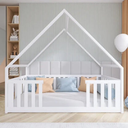 Wooden Single House Bed Bee