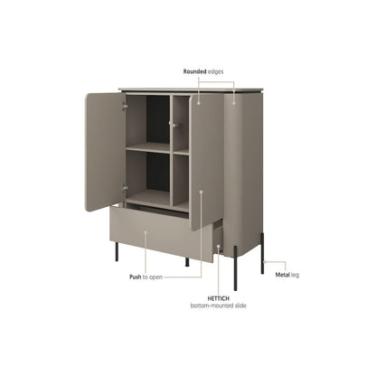 Bello Highboard Cabinet 98cm