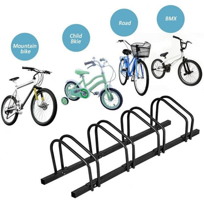 4 Bike Stand Rack Bicycle Storage