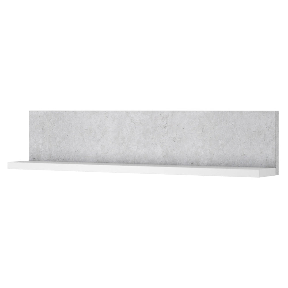 Rectangular light fixture with gray shade on a white background