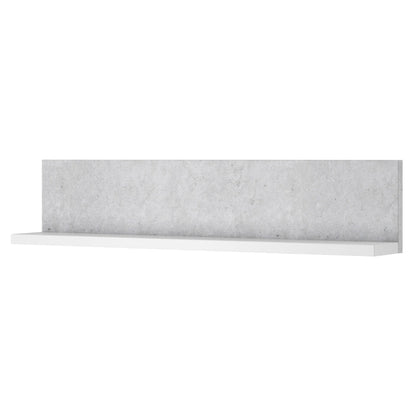 Rectangular light fixture with gray shade on a white background