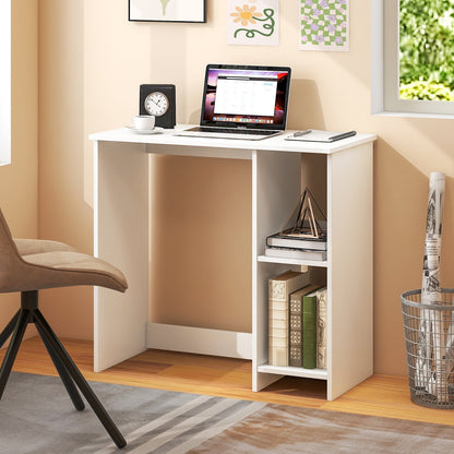 31.5 Inch Home Office Desk for Small Space-White