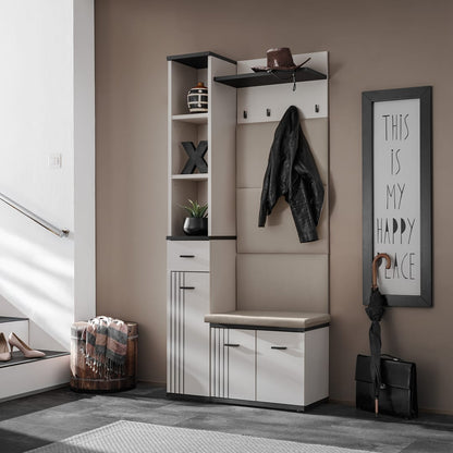 Hugo Tall Hallway Cabinet 30cm