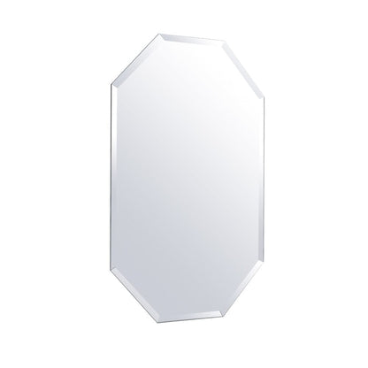 Wall Mounted Mirror with Beveled Edge for Bathroom Vanity Entryway Living Room