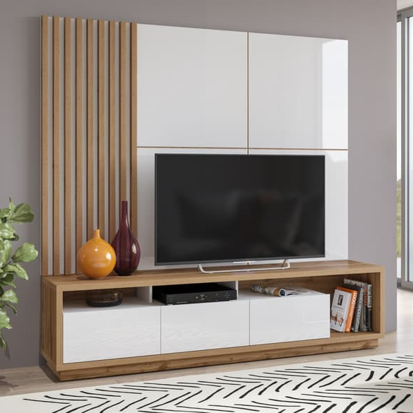 Celine 09 Entertainment Unit For TVs Up To 75"