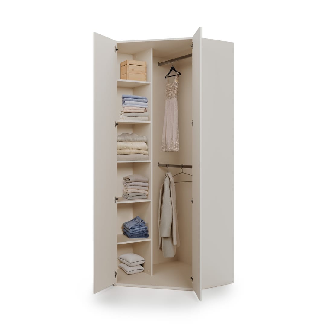 Charlie CH-01 Corner Wardrobe 100cm