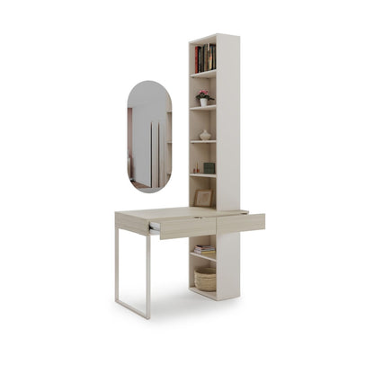 Charlie CH-22 Desk With Bookcase & Mirror 100cm
