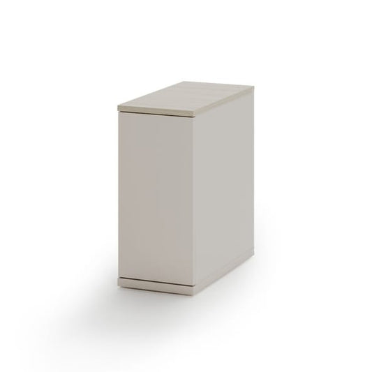White rectangular box on a white background