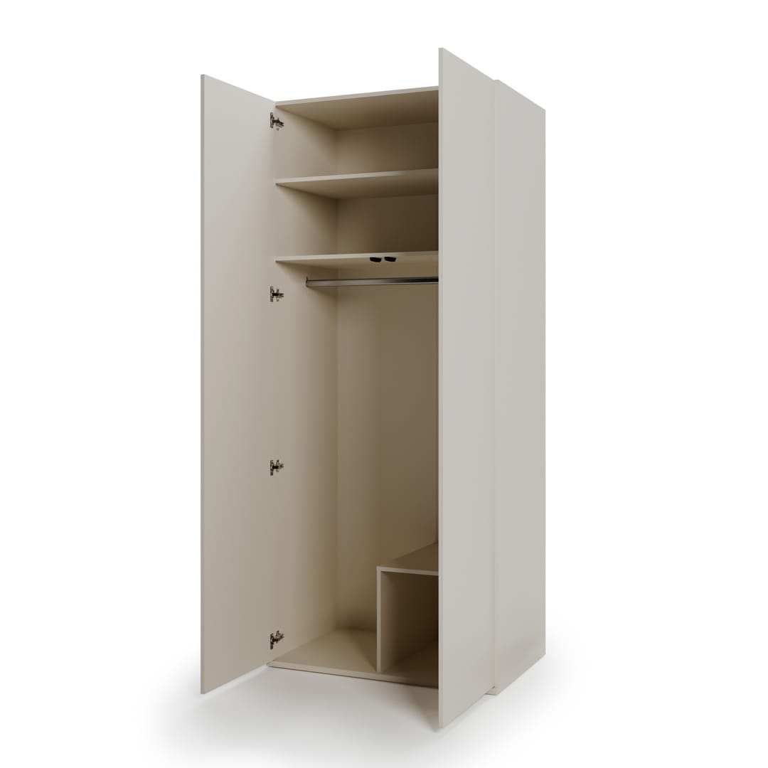 Charlie CH-02 Hinged Wardrobe 100cm