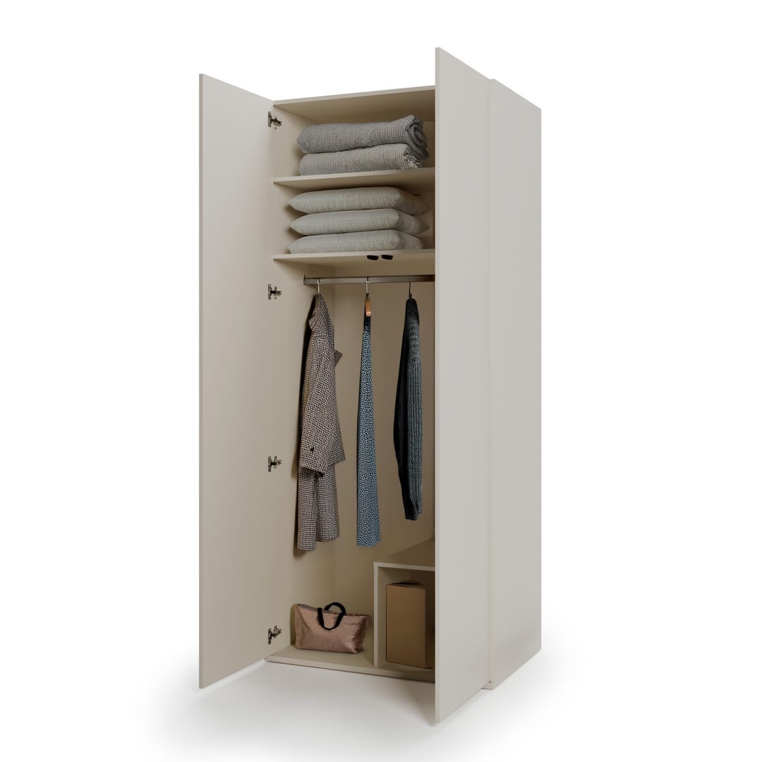 Charlie CH-02 Hinged Wardrobe 100cm