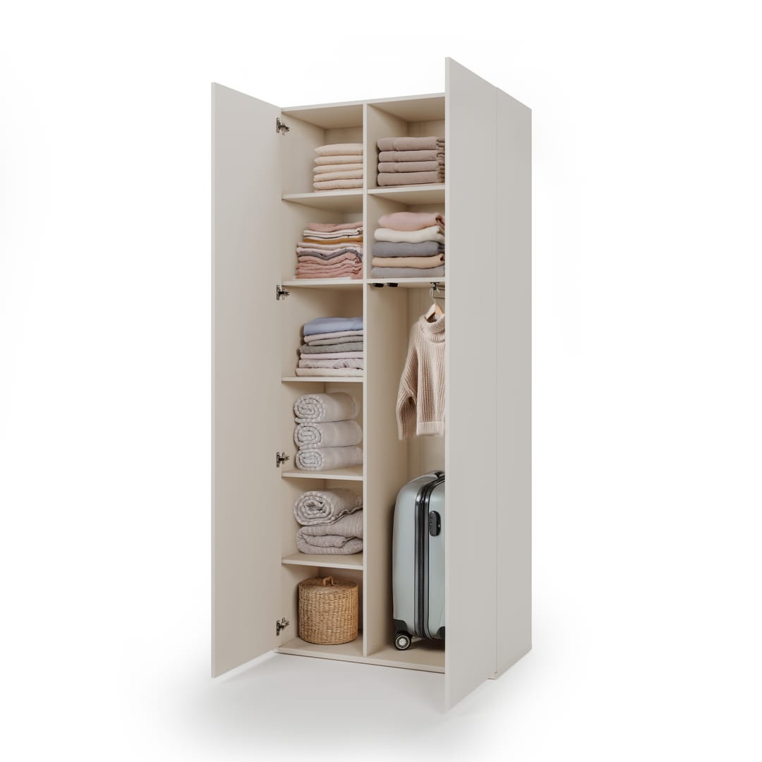 Charlie CH-04 Hinged Wardrobe 100cm