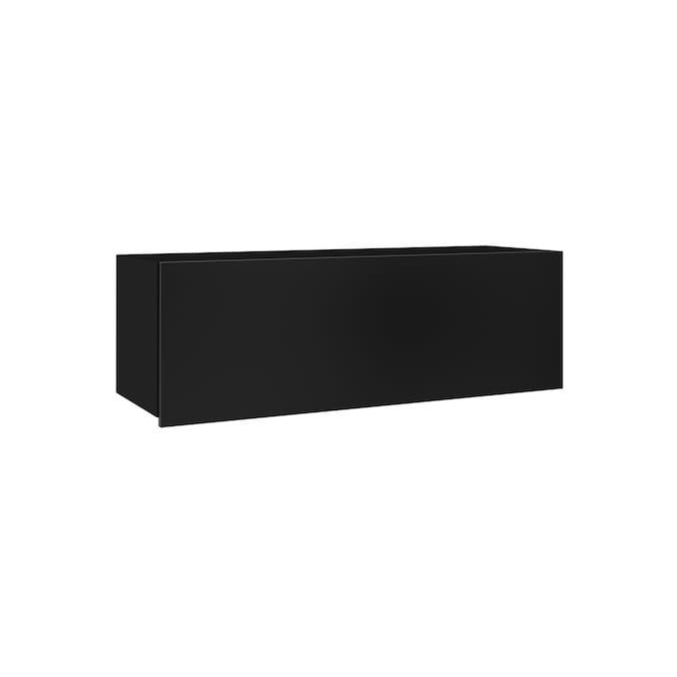 Black rectangular box on a white background