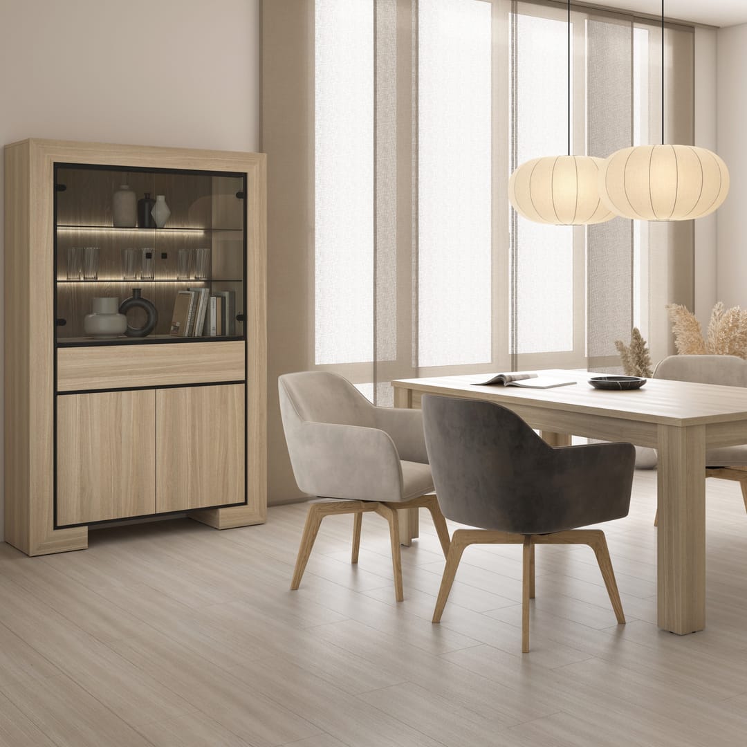 Cuba 13 Tall Display Cabinet 113cm