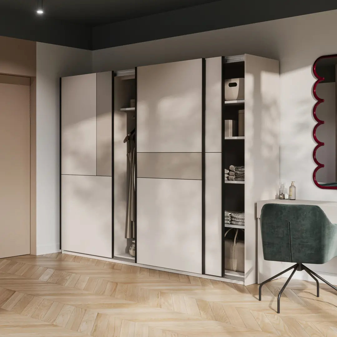 Cube Sliding Door Wardrobe 270cm