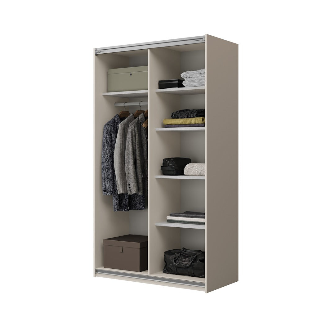 Cube Sliding Door Wardrobe 120cm
