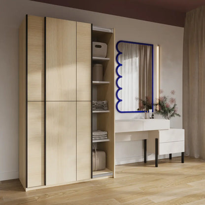 Cube Sliding Door Wardrobe 120cm