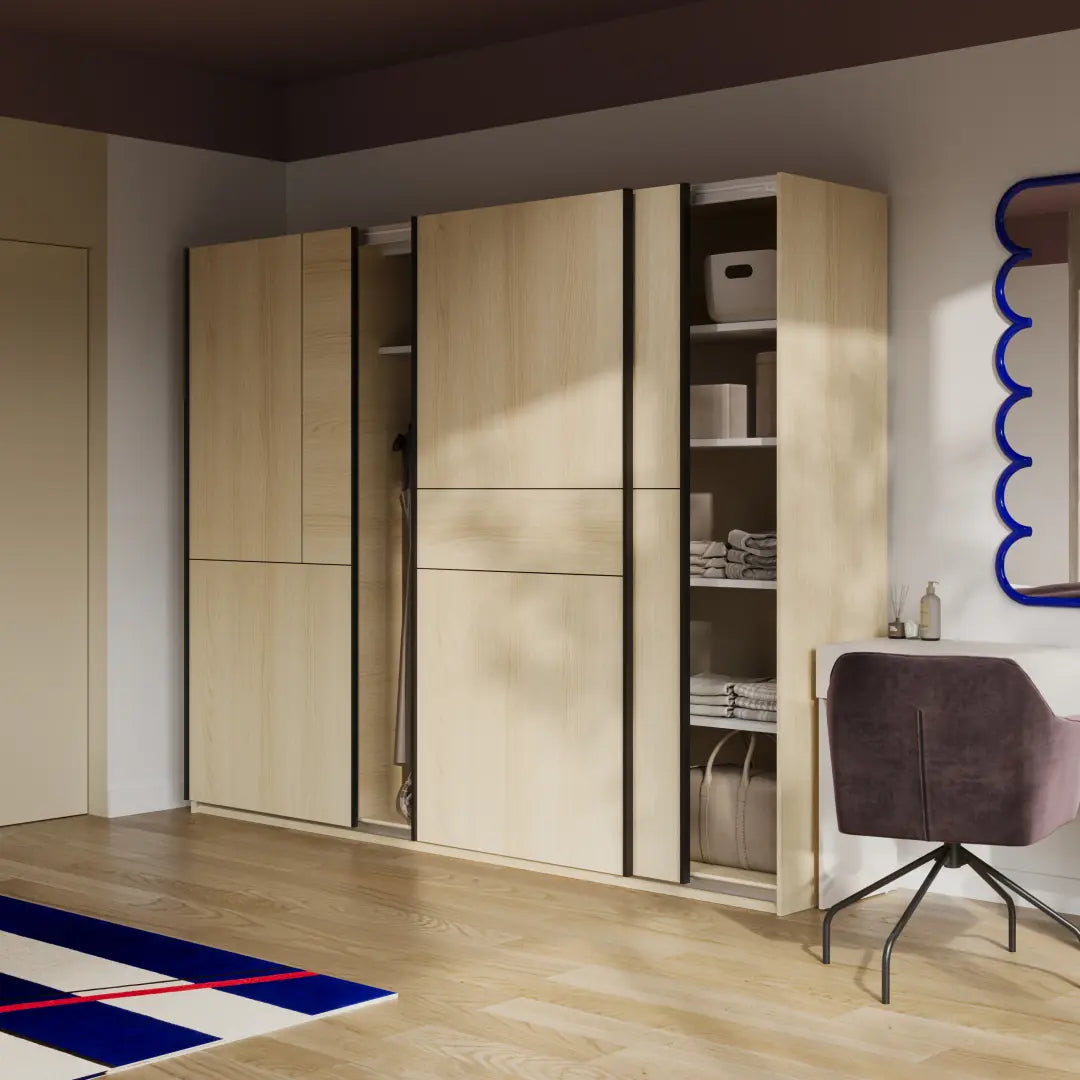Cube Sliding Door Wardrobe 270cm