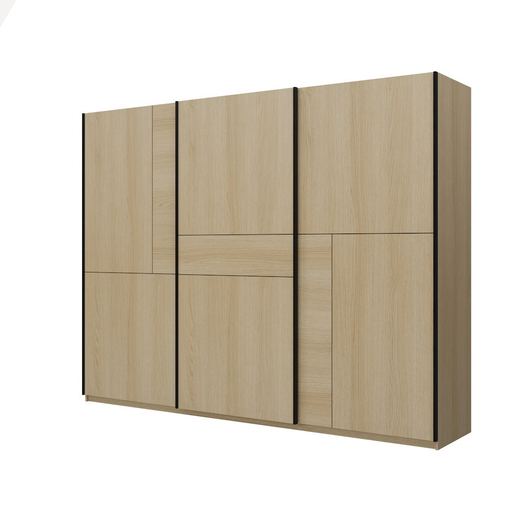 Cube Sliding Door Wardrobe 270cm
