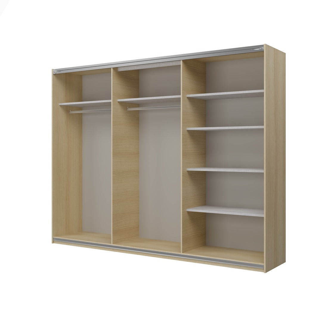 Cube Sliding Door Wardrobe 270cm